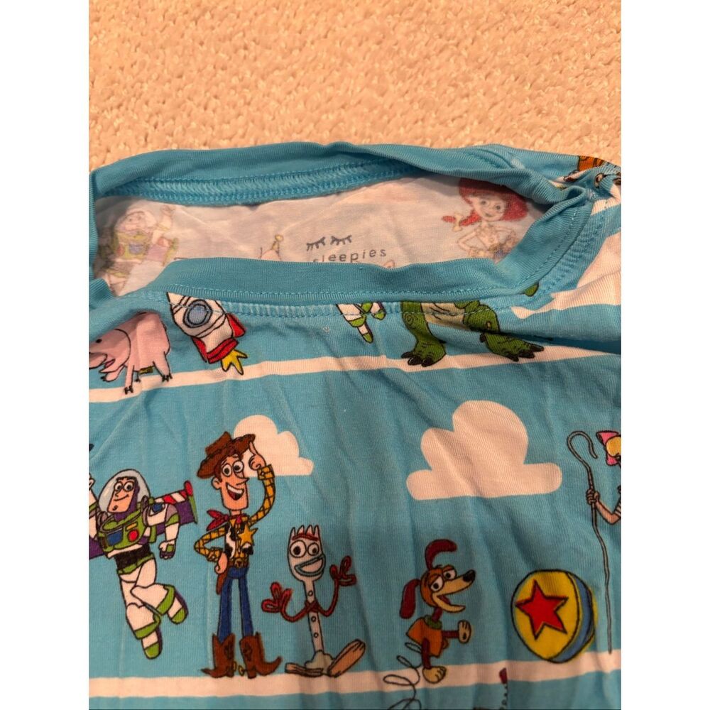 Little Sleepies Toy Story Pixar Pals two piece long sleeve pajama set 5-6 - Picture 6 of 7